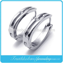 TKB-E0052 Stainless Steel Gold Plated Handcuff Stud Earrings